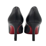 CHRISTIAN LOUBOUTIN SIMPLE PUMPS 70MM LUXE SHOES BLACK 37.5