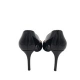 PRADA PATENT LEATHER PUMPS LUXE SHOES BLACK 38