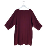 TRINA TURK NWT LONG SLEEVE DESIGNER DRESS MAROON XXL