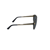 VERSACE CRYSTAL STUDDED MEDUSA AVAITOR W/CASE LUXE SUNGLASSES BLACK GOLD
