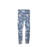 LULULEMON PRINT LEGGING ACTIVEWEAR BLACK BLUE 4