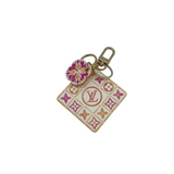 LOUIS VUITTON "BY THE POOL" BAG CHARM LUXE ACCESSORIES ORANGE