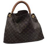 LOUIS VUITTON MONOGRAM "ARTSY" GM LUXE HANDBAG BROWN 4” x 18” x 15”
