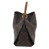 LOUIS VUITTON MONOGRAM "ARTSY" GM LUXE HANDBAG BROWN 4” x 18” x 15”