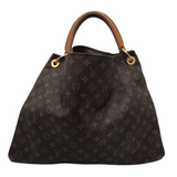 LOUIS VUITTON MONOGRAM "ARTSY" GM LUXE HANDBAG BROWN 4” x 18” x 15”