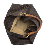LOUIS VUITTON MONOGRAM "ARTSY" GM LUXE HANDBAG BROWN 4” x 18” x 15”