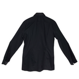 BALENCIAGA DETACHABLE LEATHER COLLAR MEN SHIRT BLACK 41