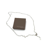 SILPADA 925 CRYSTAL LONG W PENDANT NECKLACE CLEAR/SILVER