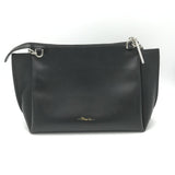 PHILLIP LIM CALF LEATHER HANDBAG BLACK SILVER