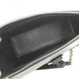 PHILLIP LIM CALF LEATHER HANDBAG BLACK SILVER