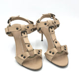 GIUSEPPE ZANOTTI STRAPPY HEELS DESIGNER SHOES NUDE 5