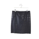 PRADA PENCIL BELT DESIGNER SKIRT BLACK 10