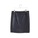 PRADA PENCIL BELT DESIGNER SKIRT BLACK 10