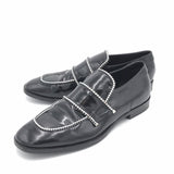JIMMY CHOO TALIB CALF LOAFERS LUXE SHOES BLACK 43