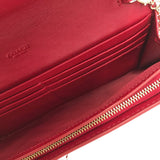 COACH RET. $285 PATENT MONOGRAM HANDBAG RED