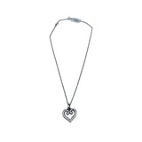 JAMES AVERY RETIRED SCROLLED HEART PENDANT NECKLACE 925 18"
