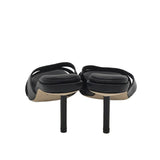 TAMARA MELLON RET. $795 SANDAL HEEL DESIGNER SHOES BLACK 9