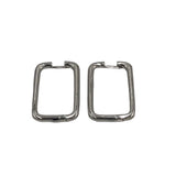 RECTANGLE EARRINGS SILVER