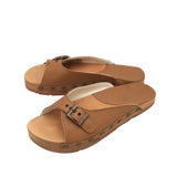 KALSO LEATHER SANDAL SHOES BROWN 8.5