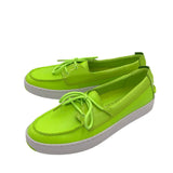 COLE HAAN LACE UP SNEAKER SHOES LIME GREEN 10.5B