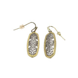 KENDRA SCOTT ELLE FILIGREE EARRINGS GOLD/SILVER