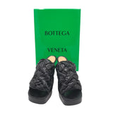 BOTTEGA VENETA BOARD PLATFORM SANDLAS LUXE SHOES BLACK 38