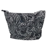 VERA BRADLEY SHOULDER TOTE HANDBAG BLACK WHITE