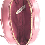 ROUND CROSSBODY HANDBAG MAROON