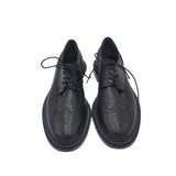 AGL LEATHER OXFORD SNEAKER SHOES BLACK 7