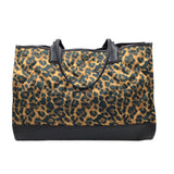 KURT GEIGER RET. $165 QUILTED ANIMAL HANDBAG BROWN BLACK