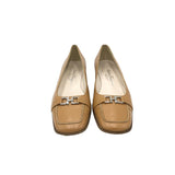 FERRAGAMO VINTAGE PUMPS SHOES TAN 11.5 4A