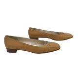 FERRAGAMO VINTAGE PUMPS SHOES TAN 11.5 4A