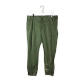 CABI STRAIGHT LEG PANT OLIVE 12