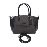 COACH RET. $275 LOGO CROSSBODY HANDBAG BLACK