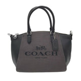 COACH RET. $275 LOGO CROSSBODY HANDBAG BLACK