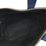FOSSIL LEATHER SMALL SATCHEL HANDBAG BLUE