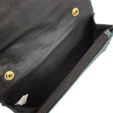 FAUX LEATHER CROSSBODY HANDBAG GREEN