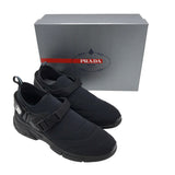 PRADA POLARIUS NEOPRENE SNEAKERS MEN SHOE BLACK 9