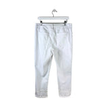 CHICO'S STRAIGHT LEG JEANS WHITE 1.5