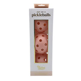 THE DARLING EFFECT SET OF 3 BALLS PICKLEBALL PINK