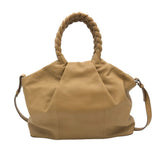 VINCE CAMUTO RET $228 LEATHER TOTE HANDBAG BROWN