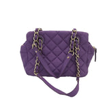 KATE SPADE RET. $398 QUILTED SHOULDER HANDBAG PURPLE