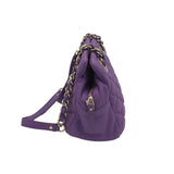 KATE SPADE RET. $398 QUILTED SHOULDER HANDBAG PURPLE