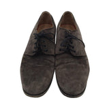 CHRISTIAN LOUBOUTIN AS-IS SUEDE OXFORD MEN SHOE BROWN 46.5