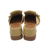 TORY BURCH RET. $378 CROC MULES DESIGNER SHOES YELLOW 8B
