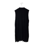 EILEEN FISHER SLEEVELESS DESIGNER CARDIGAN BLACK 3X