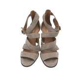 COACH SUEDE ANKLE PUMP SHOES GRAY 9.5