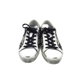 GOLDEN GOOSE RET. $530 "NMX BOUCLE" DESIGNER SHOES BLACK WHITE 9