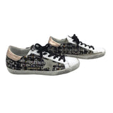 GOLDEN GOOSE RET. $530 "NMX BOUCLE" DESIGNER SHOES BLACK WHITE 9