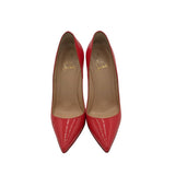 CHRISTIAN LOUBOUTIN SO KATE PATENT PUMPS LUXE SHOES CORAL 37